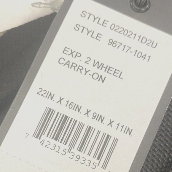 Tumi Alpha 2 International Expandable 22" 2 Wheeled Carry-On Luggage NWT - Picture 3 of 10